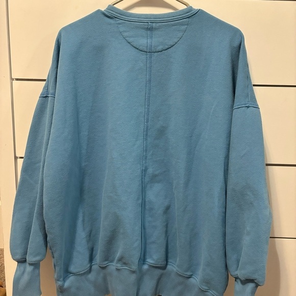 American Eagle Blue Logo Crewneck Sweatshirt - Picture 3 of 7